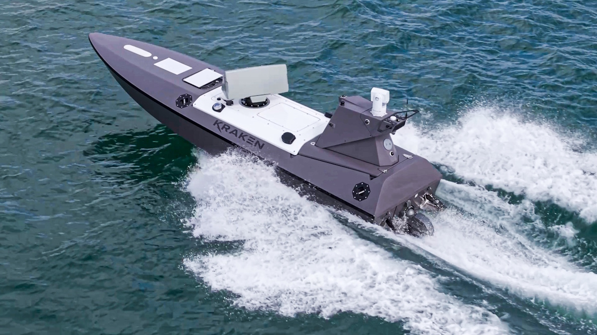 Saab UK and Kraken Develop Experimental Autonomous 'Drone Seeker' Vessel