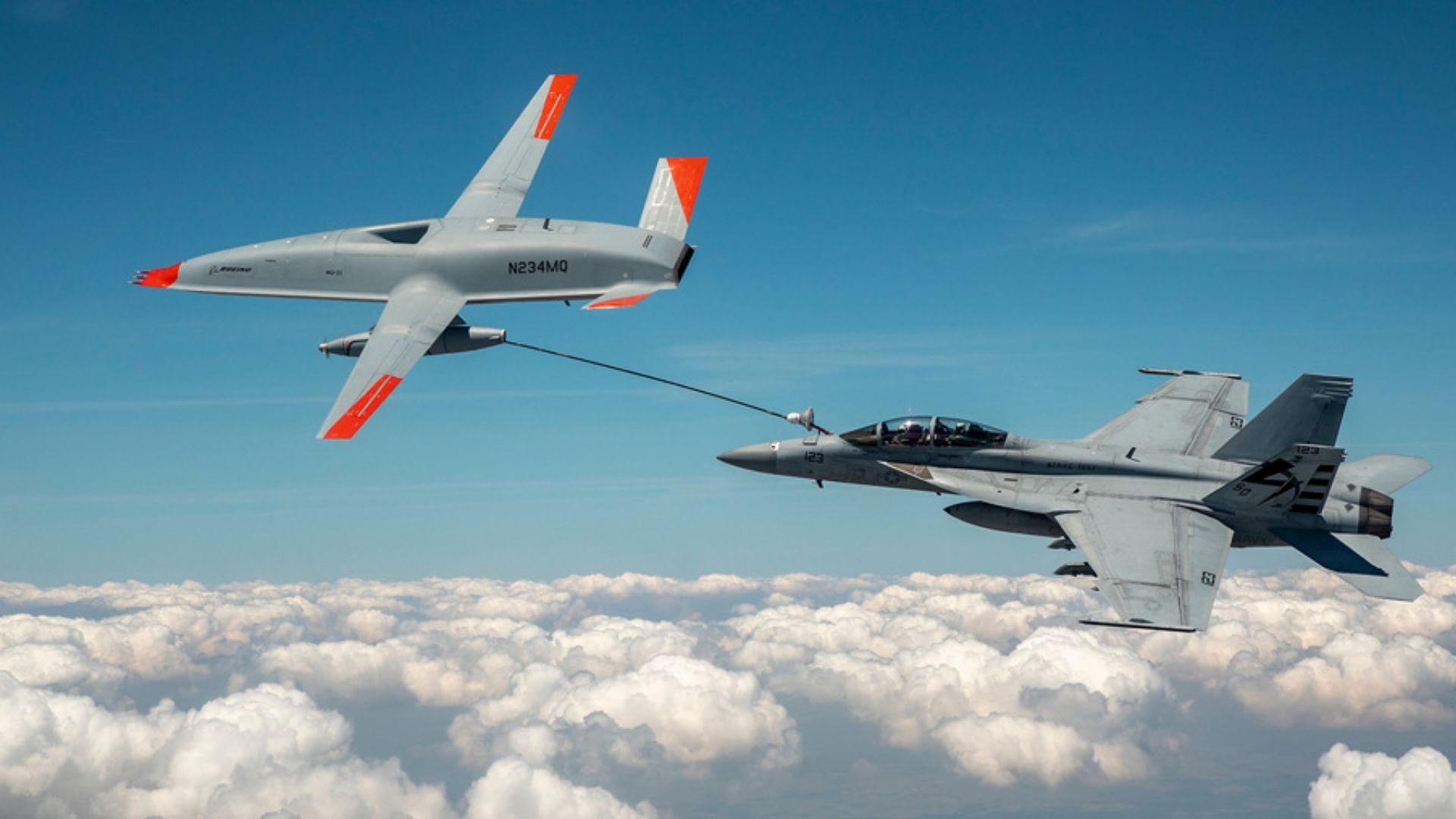 Boeing Advances Manned-Unmanned Teaming Software for MQ-25A and Super Hornet Integration