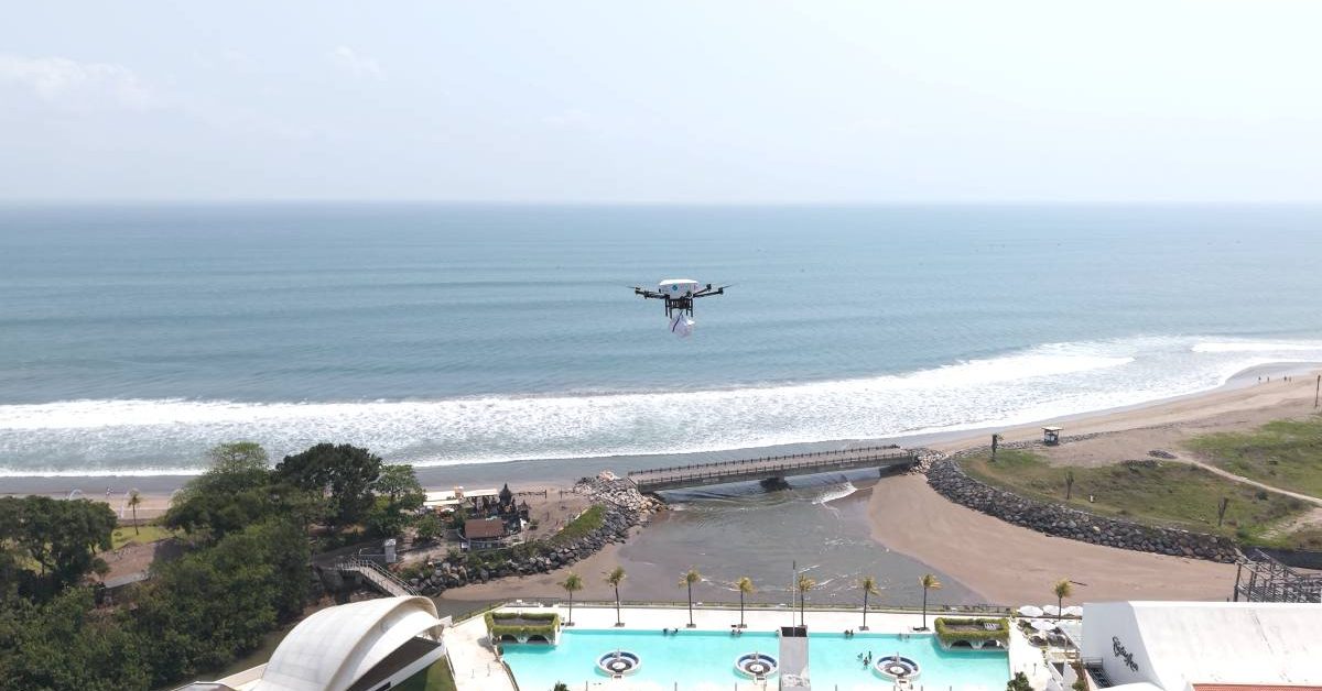 Bali Initiates Drone Delivery Trials for Food Orders Using Autonomous Aircraft